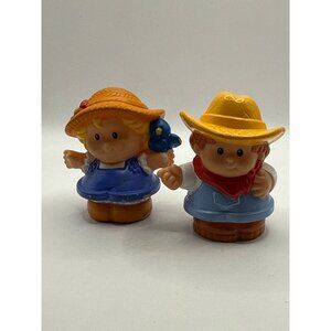 Fisher Price Little People Vintage Farmers Jed and Sarah Lynn
